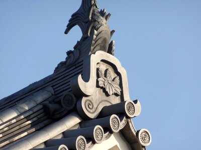Hiroshima castle outdoors blue sky