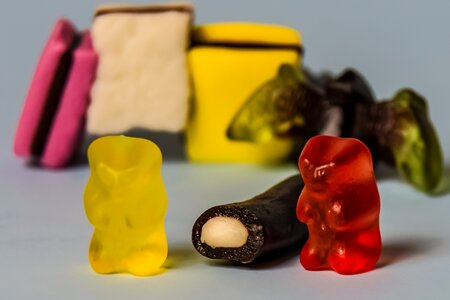 Fruit jelly haribo calories