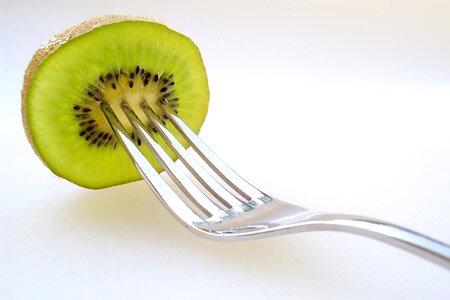 Fruits fork green