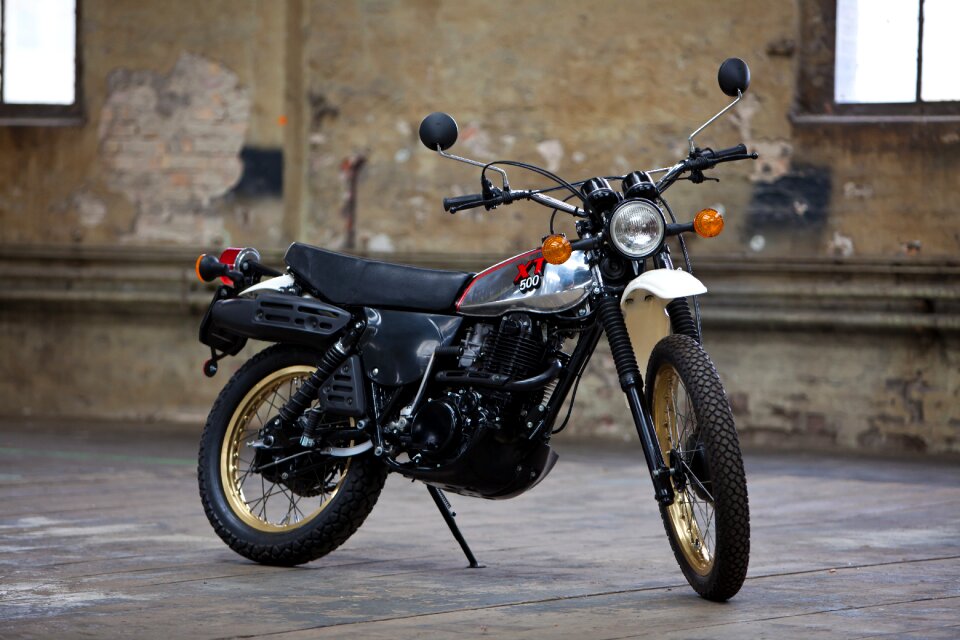Yamaha xt500 motorcycle