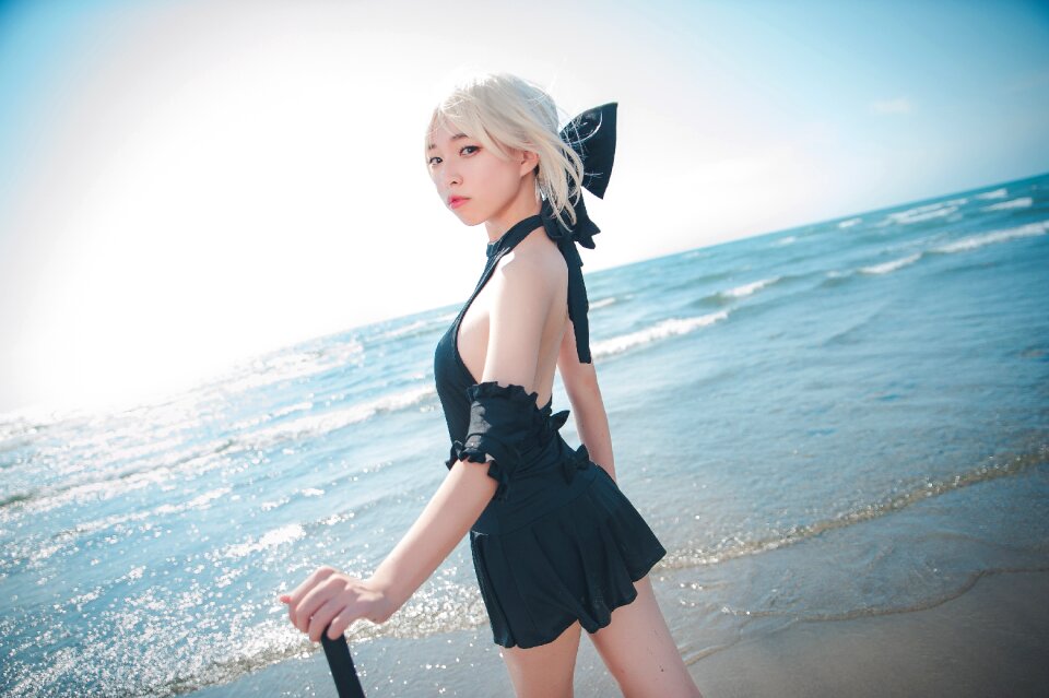 Cosplay saber fate stay night