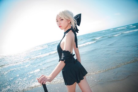 Cosplay saber fate stay night photo