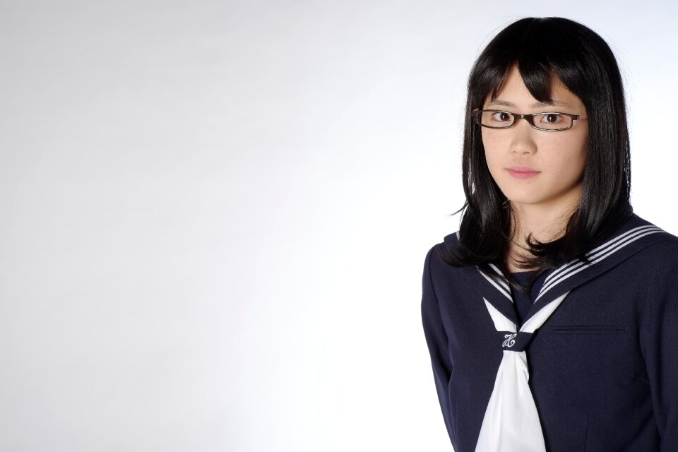 Female student glasses