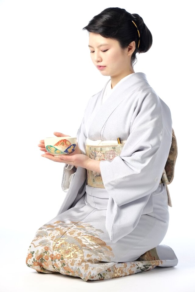 Japanese tea ceremony woman