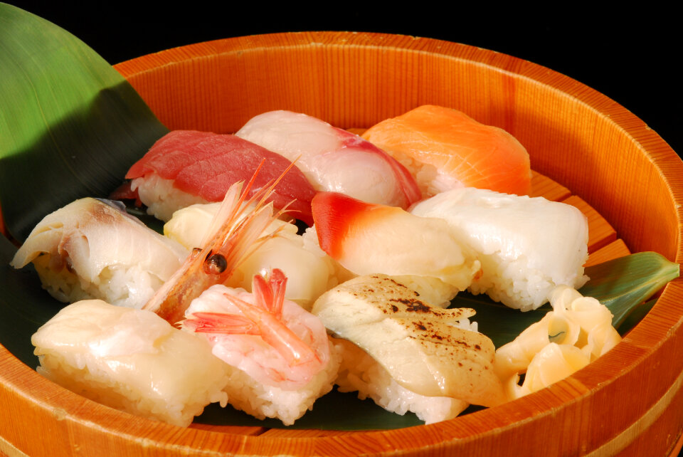 Nigiri sushi japanese food