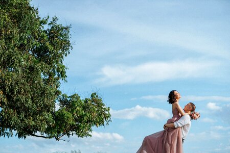 Wedding bride groom