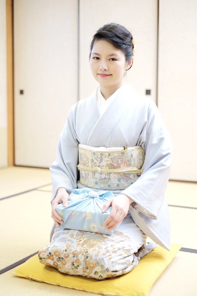Woman portrait kimono