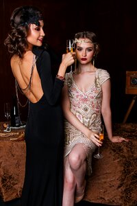Women girls portrait dress