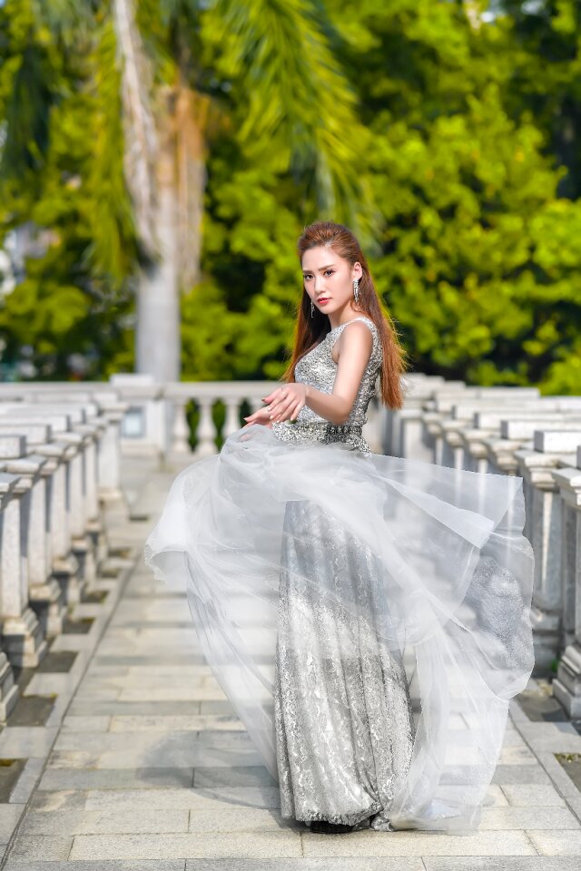 Bride wedding dress