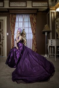 Woman girl portrait dress