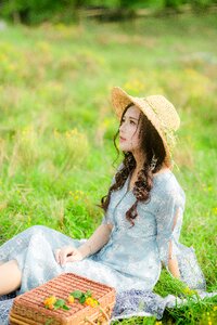 Woman girl portrait
