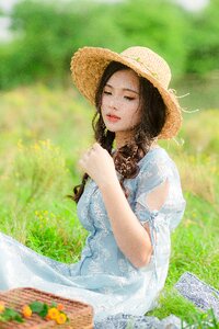Woman girl portrait