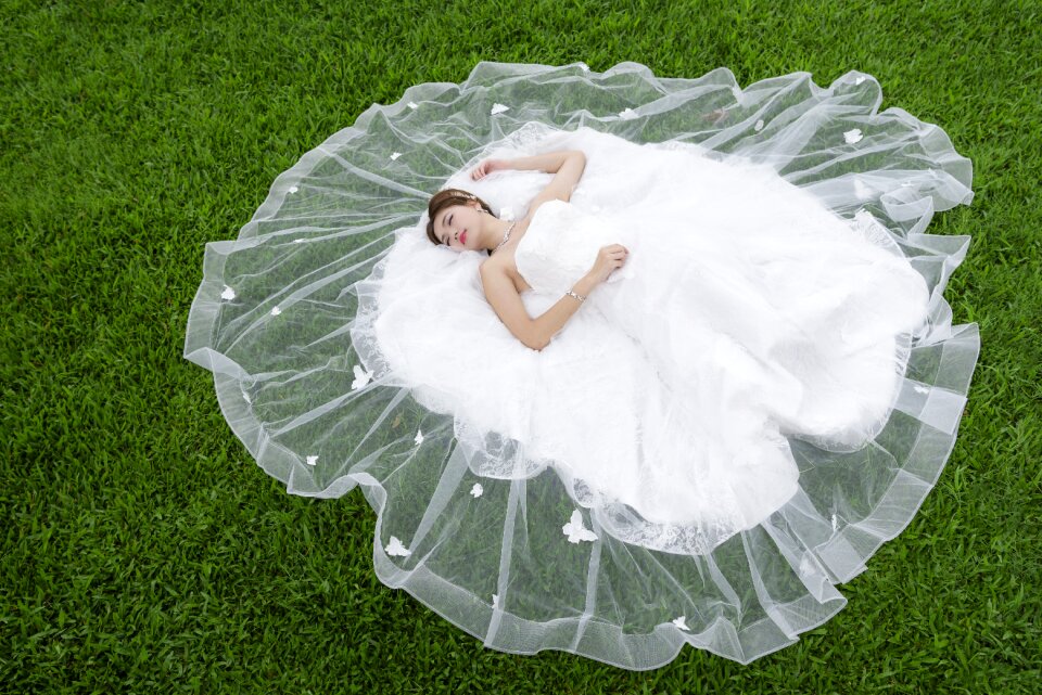 Bride wedding dress