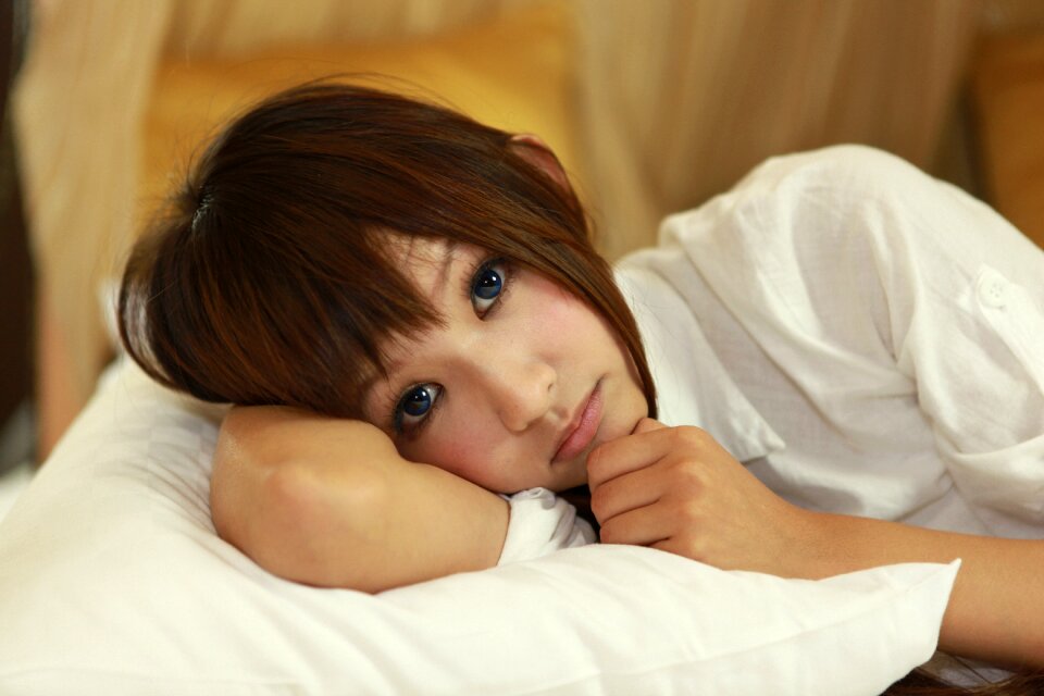 Woman girl portrait