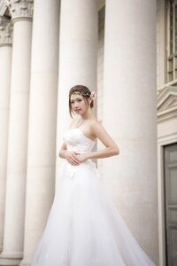 Bride wedding dress