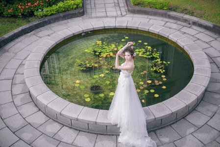Bride wedding dress