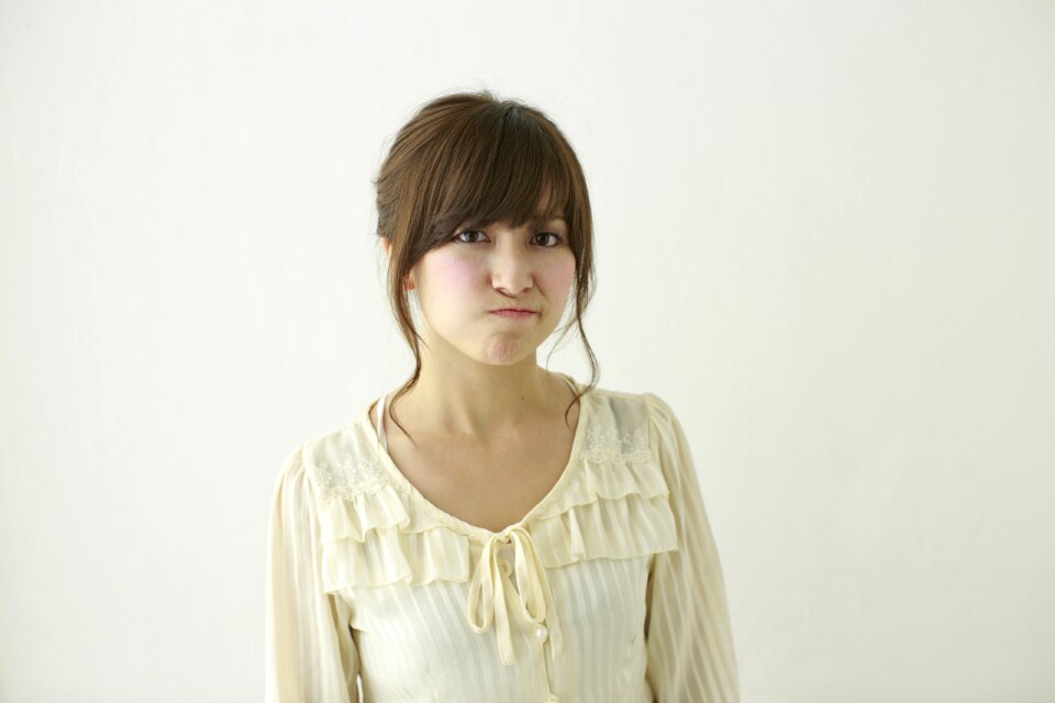 Woman girl portrait