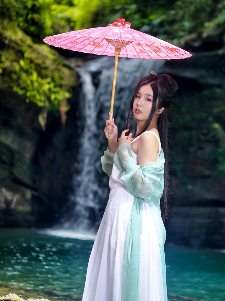 Woman girl portrait