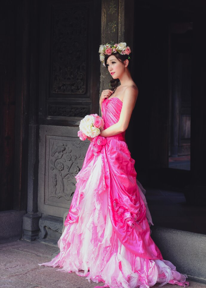 Bride wedding dress