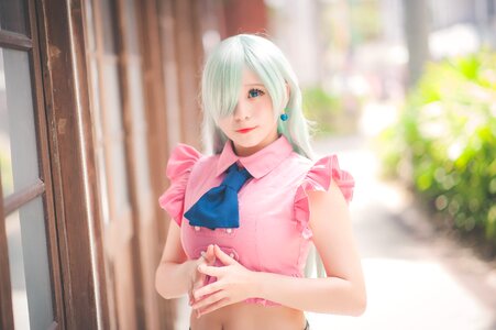 Woman girl cosplay photo