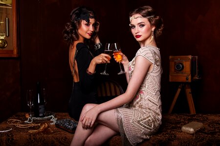 Women girls portrait dress