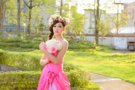 Bride wedding dress