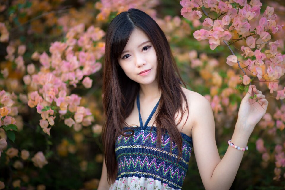 Woman girl portrait