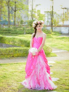 Bride wedding dress