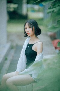 Woman girl portrait