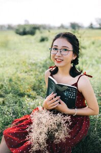Woman girl portrait