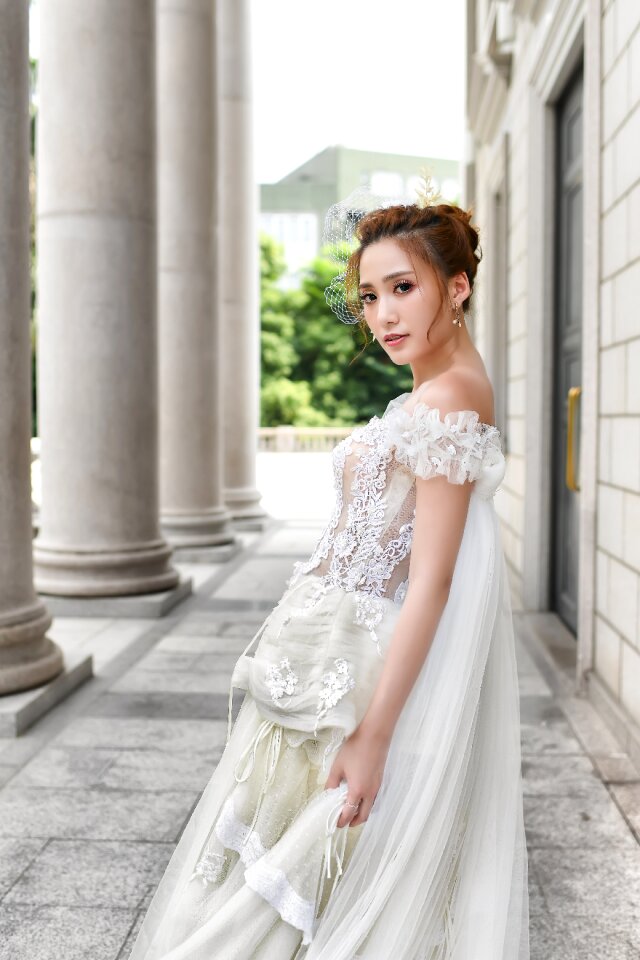 Bride wedding dress