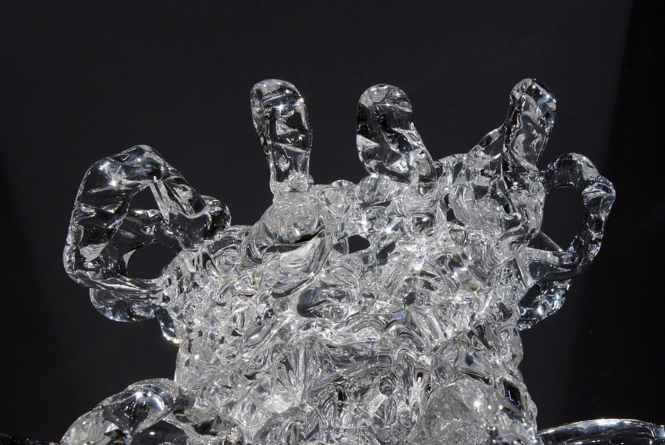 Cold clear transparent
