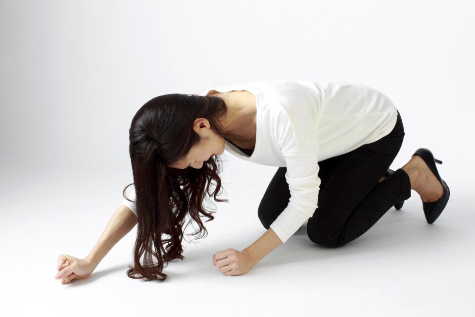 Depressed woman
