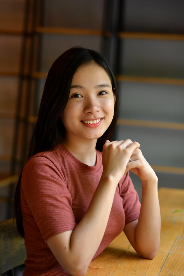 Woman girl portrait