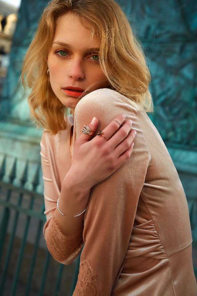 Woman girl portrait