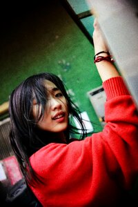 Woman girl portrait