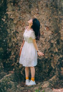 Woman girl portrait