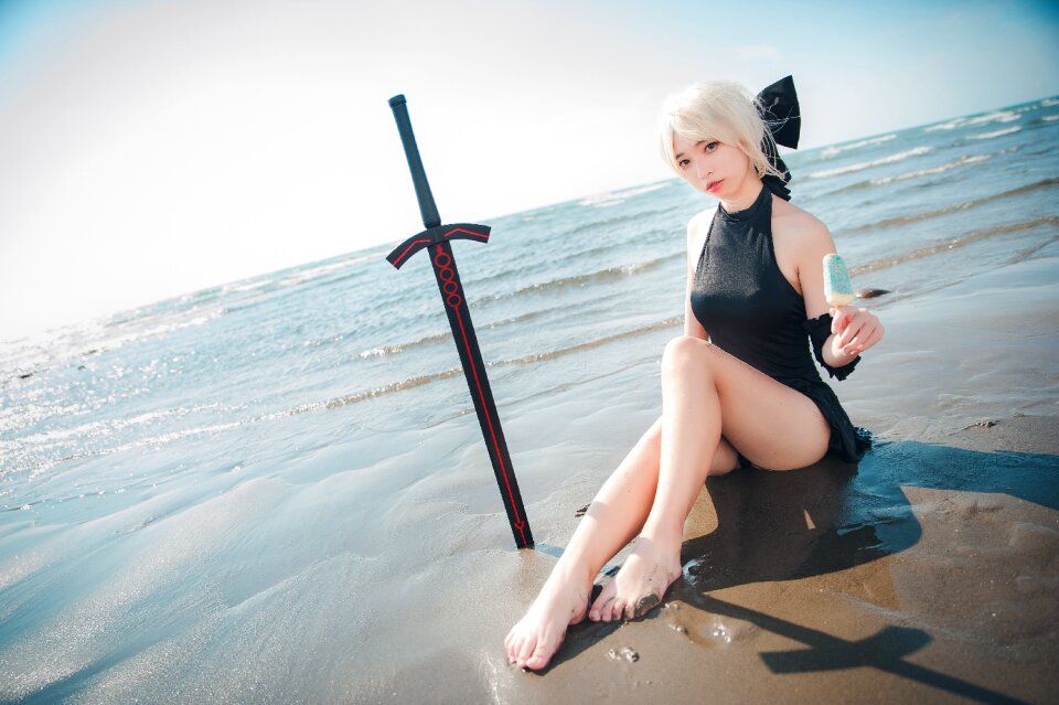 Cosplay saber fate stay night