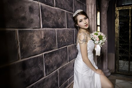 Bride wedding dress
