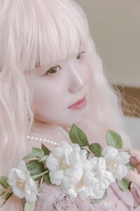 Woman girl portrait