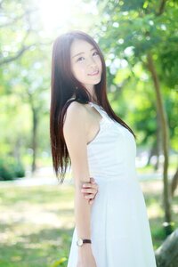 Woman girl portrait