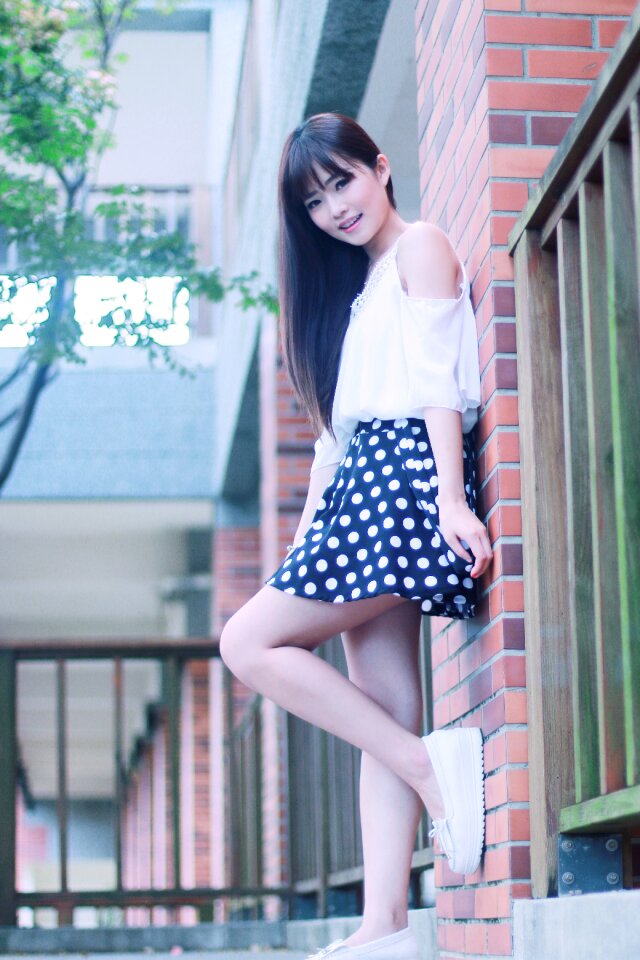 Woman girl portrait
