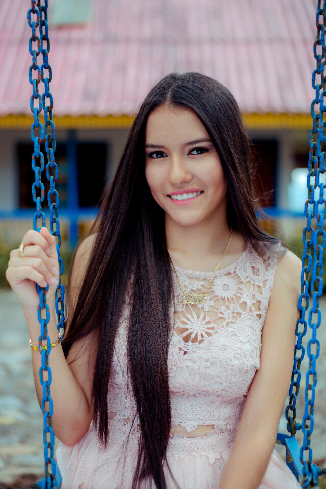 Woman girl portrait