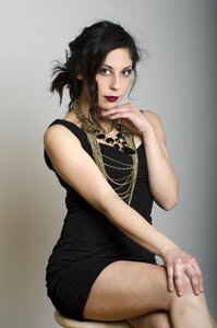 Woman girl portrait