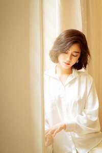 Woman girl portrait
