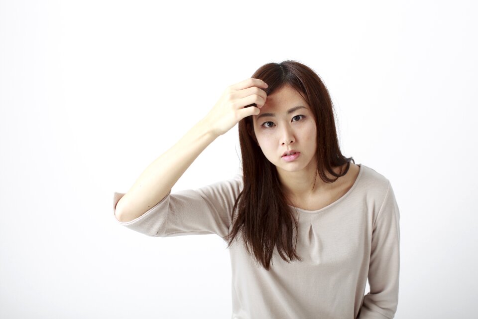 Woman girl portrait