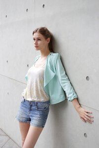 Woman girl portrait