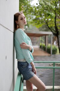 Woman girl portrait
