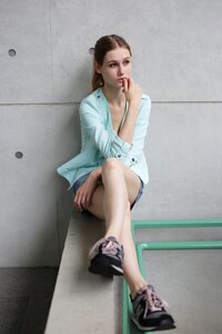 Woman girl portrait
