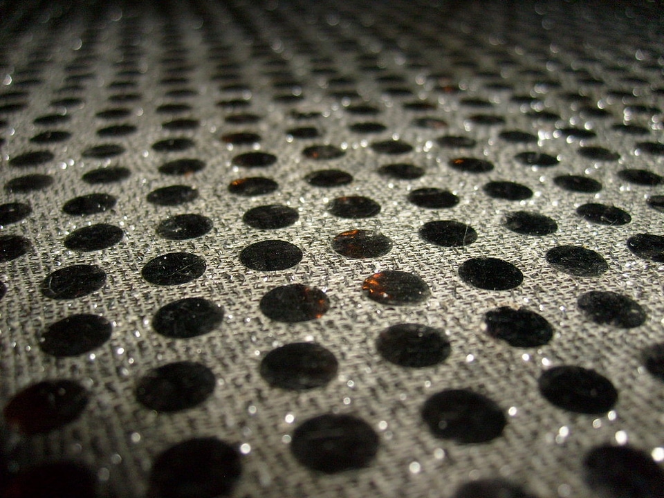 Circles metal perspective